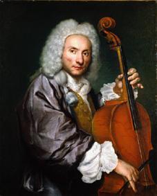 Portrait of a cello player. a Giacomo Ceruti