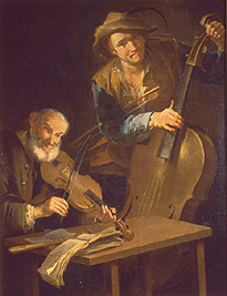 Zwei Musikanten. a Giacomo Francesco Cipper