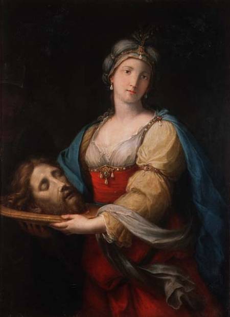 Salome with the head of St. John the Baptist (pair of 78387) a Giacomo Zoboli