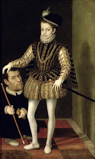 Portrait of Carlo Emanuele I (1562-1630) Duke of Savoy, c.1570 a Giacomo (L'Argenta) Vighi