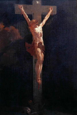 Christ on the Cross (oil on canvas) a Giambattista Piazzetta