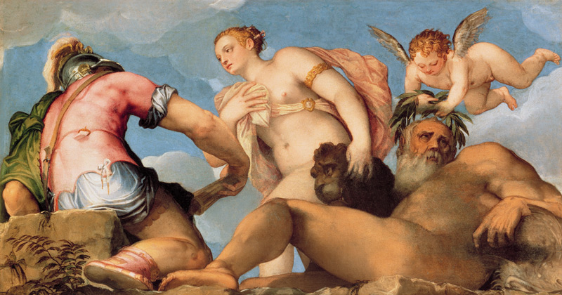 G.Zelotti / Mars, Venus and Neptune a Giambattista Zelotti