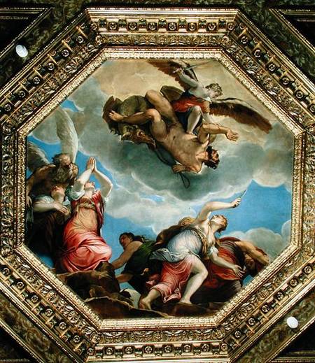 The Triumph of Virtue over Vice a Giambattista Zelotti