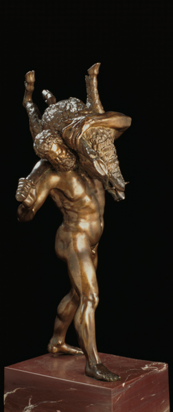 Hercules and the Erymanthian Boar a Giambologna