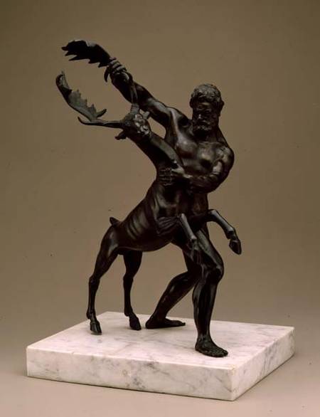 Hercules and the Arcadian Stag a Giambologna