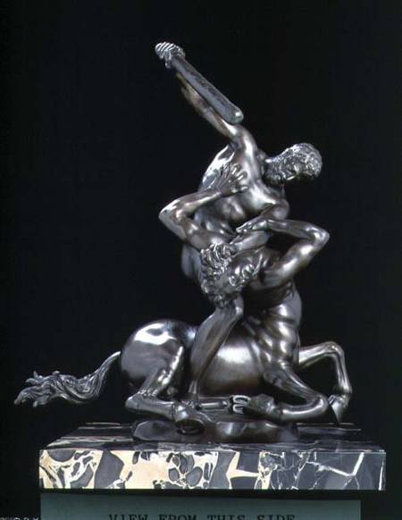 Hercules and the Centaur Eurytion a Giambologna