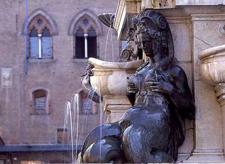 Fountain of Neptune, or Fountain of the Giant a Giambologna and Tommaso Laureti