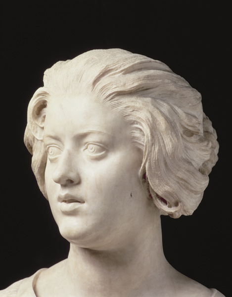 Costanza Bonarelli, detail of a sculpture a Gianlorenzo Bernini