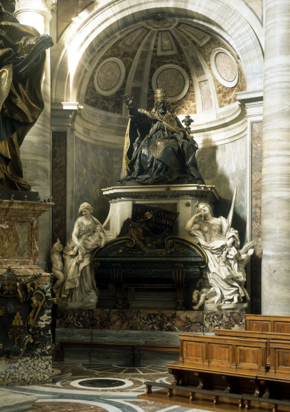 Urban VIII monument / Bernini a Gianlorenzo Bernini