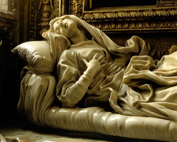 Death of the Blessed Ludovica Albertoni, from the Altieri Chapel a Gianlorenzo Bernini