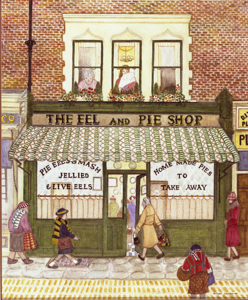 The Eel and Pie Shop a  Gillian  Lawson