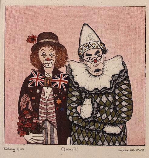 Clowns II (print)  a  Gillian  Lawson