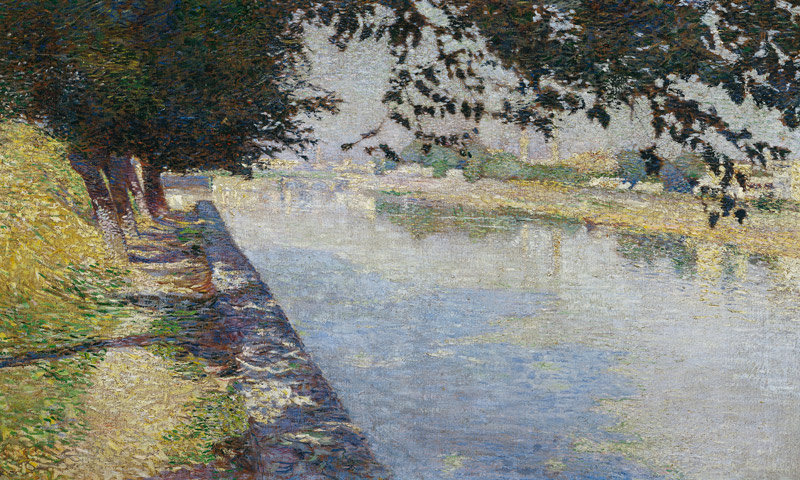 On banks of Arno, 1891 a Giorgio Kienerk