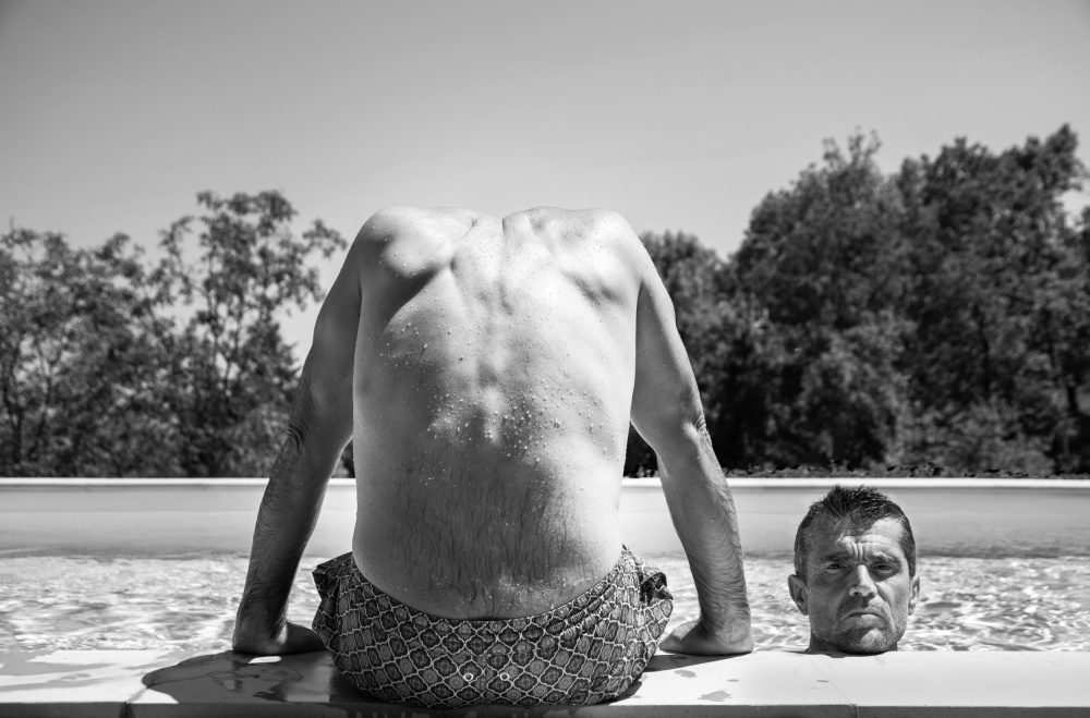 Summer selfportrait a Giorgio Toniolo