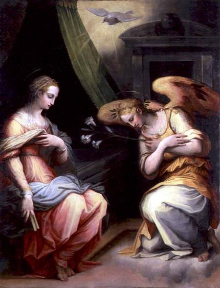 The Annunciation a Giorgio Vasari
