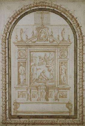 St. Peter Fishing, study for the Altar of the Vasari Family in Arezzo