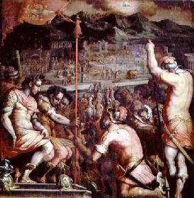 The Founding of Florence from the ceiling of the Salone dei Cinquecento
