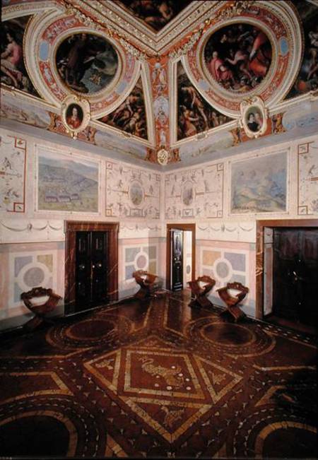 View of the Sala di Cosimo I a Giorgio Vasari