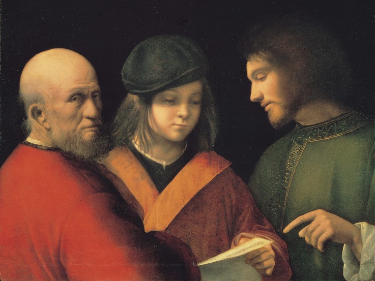 The Three Ages of Man (Reading a Song) a Giorgione