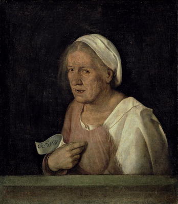 La Vecchia (The Old Woman) after 1505 (oil on canvas) a Giorgione