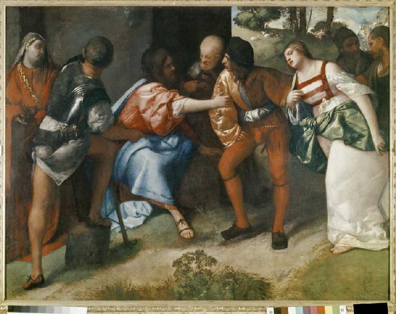 Christus und die Ehebrecherin a Giorgione