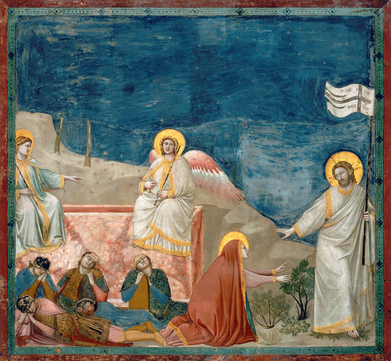 Giotto / The Resurrection / c.1303/05 a Giotto di Bondone