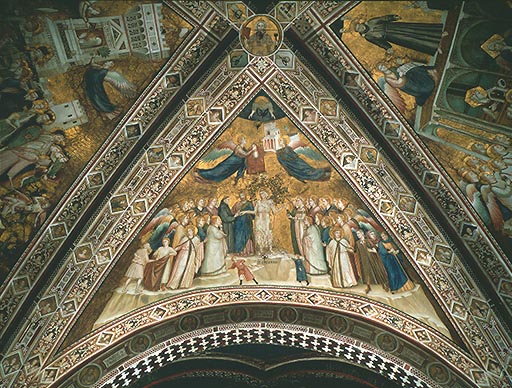 Die Allegorie der Armut a Giotto di Bondone