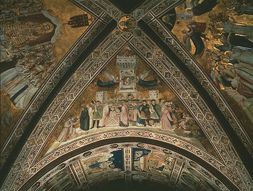 Allegorie des Keuschheit a Giotto di Bondone