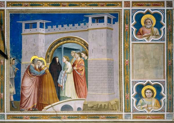 Meeting at the Golden Gate / Giotto a Giotto di Bondone