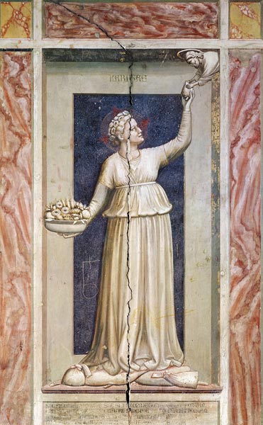 Charity a Giotto di Bondone