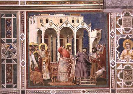 The Cleansing of the Temple a Giotto di Bondone