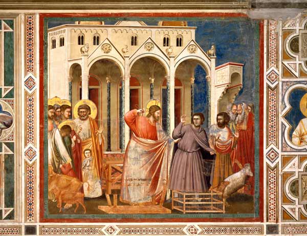 Expuslion of Money Changers / Giotto a Giotto di Bondone