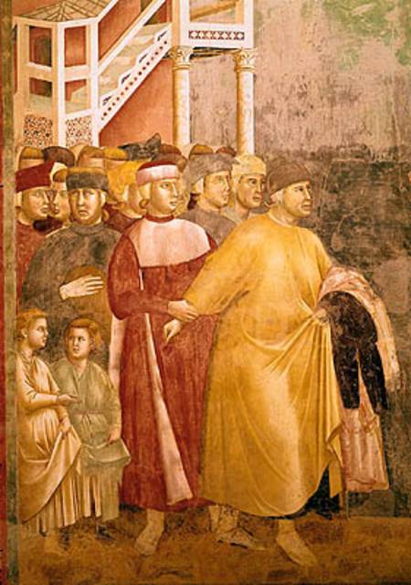 St. Francis Renounces all Worldly Goods, detail of Pietro di Bernardone a Giotto di Bondone