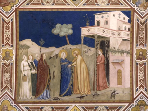 Die Heimsuchung a Giotto di Bondone