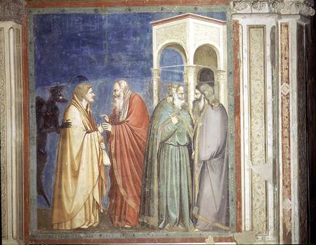 The Payment of Judas a Giotto di Bondone