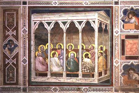 The Pentecost a Giotto di Bondone
