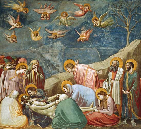 The Lamentation of Christ a Giotto di Bondone