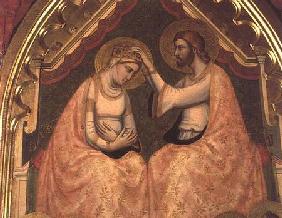 Coronation of the Virgin Polyptych (detail of centre panel)