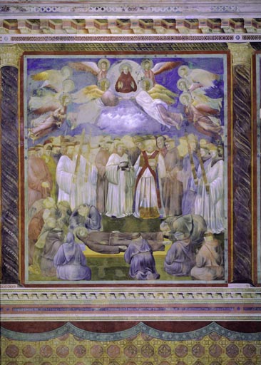 Der Tod des hl. Franziskus von Assisi a Giotto di Bondone