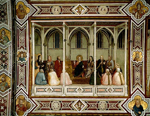 Der zwoelfjaehrige Jesus im Tempel a Giotto di Bondone