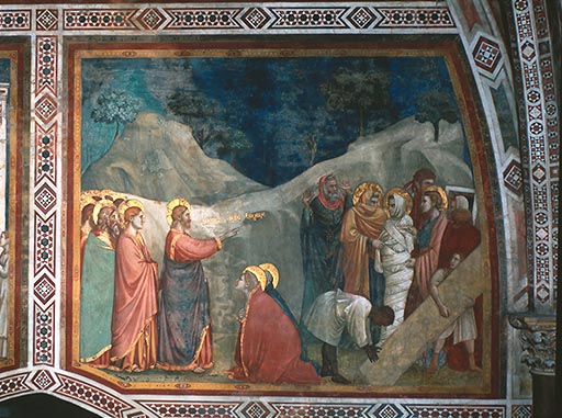 Die Auferweckung des Lazarus a Giotto ( Scuola )
