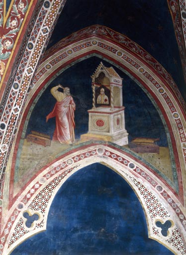 Der an dem Bild des hl. Nikolaus sich raechende Jude a Giotto ( Scuola )