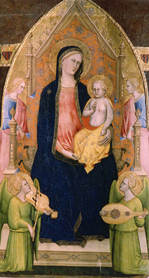 Madonna auf dem Thron mit Engeln a Giov. di Bartolo Cristiani