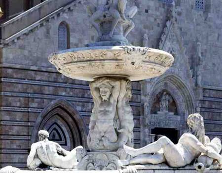 The Orion Fountain, designed a Giovanni Angelo Montorsoli