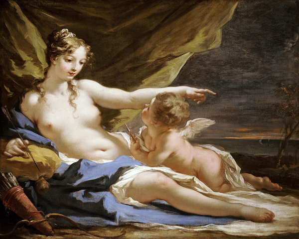 Venus und Amor. a Giovanni Antonio Pellegrini