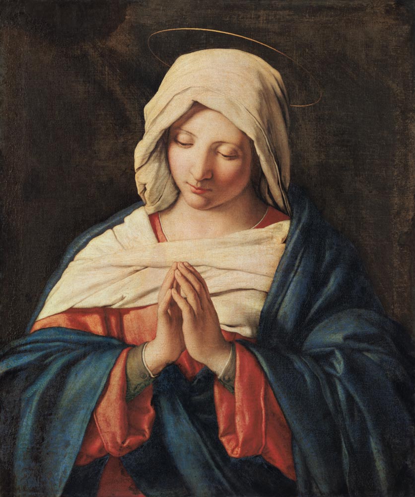 Praying Madonna. a Giovan Battista detto "Il Sassoferrato" Salvi
