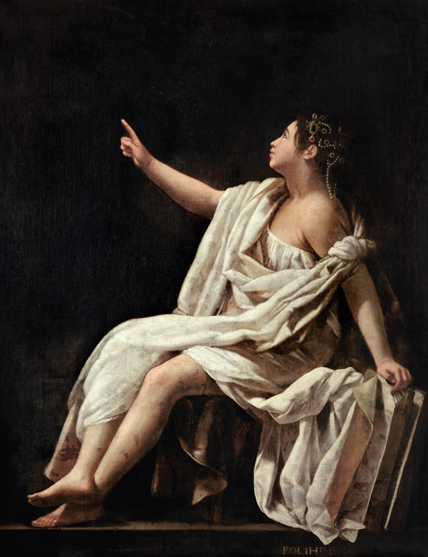 Polyhymnia, the Muse of Lyric Poetry a Giovanni Baglione