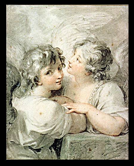 Two angels a Giovanni Battista Cipriani
