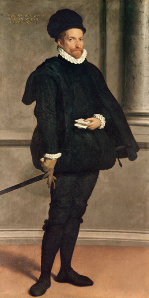 Portrait of the noble Bernardo Spini a Giovanni Battista Moroni