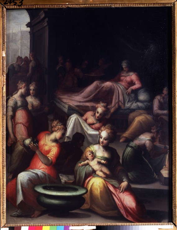 The Nativity of John the Baptist a Giovanni Battista Naldini